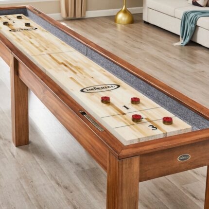 Imperial Penelope Shuffleboard Table in Acacia