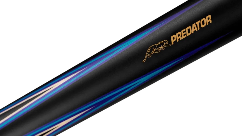 img_3889-2 Predator 4 Point Sneaky Pete Black / Blue Points No Wrap Pool Cue - Image 1